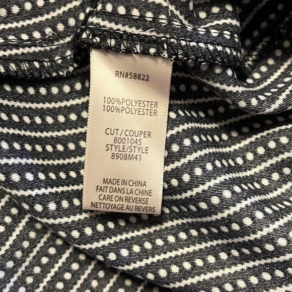 Sleeveless jumpsuit by Max Studio, black and white with pockets, large, new - Picture 7 of 14